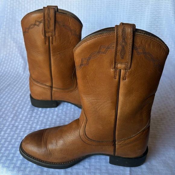 ARIAT || 6.5  Women’s Heritage Roper Boots Distressed Brown Leather VGUC - Picture 6 of 9